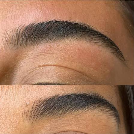 Sourcils avec forme